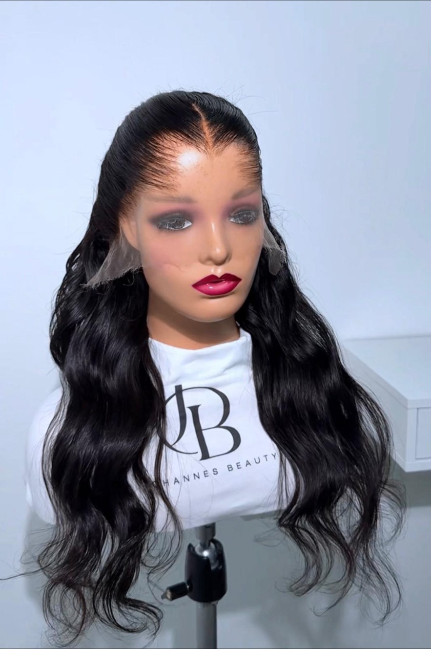 Perruque sans colle HD Lace — Body Wave noir
